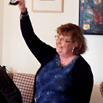 Cathy Scuffil with her medal